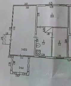 Продается 2-этажный дом, 55 м²