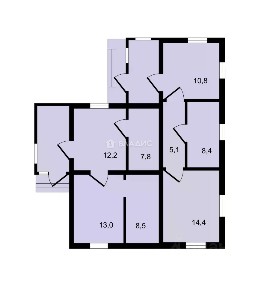 Продается 1-этажный дом, 79,3 м²