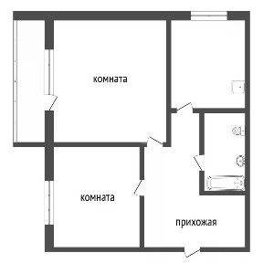 Продается 2-комн. квартира, 43 м²