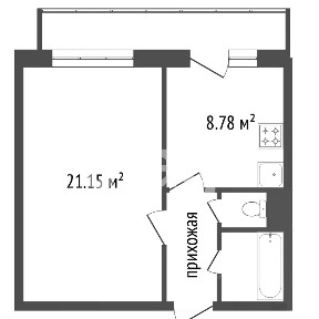 Продается 1-комн. квартира, 35,7 м²