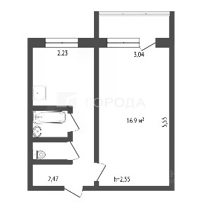 Продается 1-комн. квартира, 29 м²