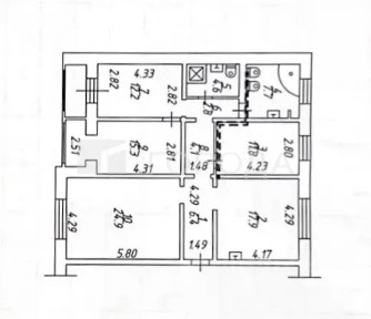 Продается 4-комн. квартира, 107,7 м²