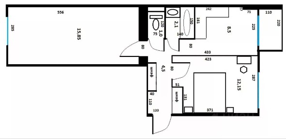 Продается 2-комн. квартира, 43,8 м²
