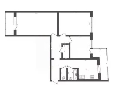 Сдается 3-комн. квартира, 68 м²
