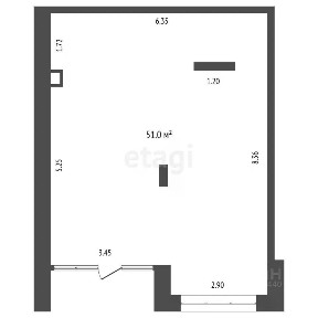 Продается помещение свободного назначения, 51 м²