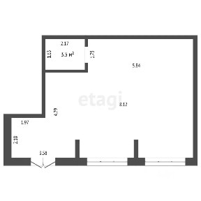 Продается помещение свободного назначения, 55,7 м²