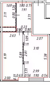 Продается 1-комн. квартира, 45,5 м²