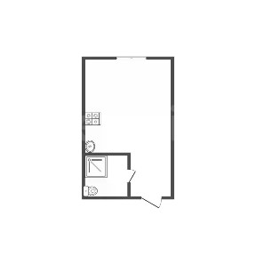 Продается студия, 18,9 м²