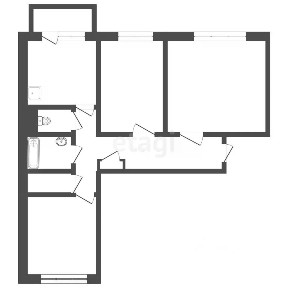 Продается 3-комн. квартира, 62 м²
