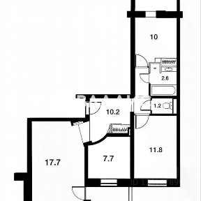 Продается 3-комн. квартира, 61,9 м²