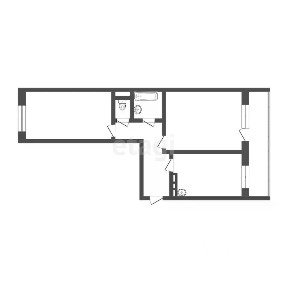 Продается 2-комн. квартира, 52,9 м²