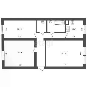 Продается 3-комн. квартира, 65 м²