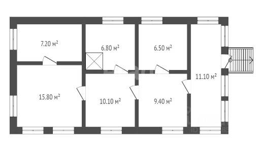 Продается 1-этажный дом, 60 м²