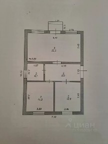 Продается 1-этажный дом, 60 м²