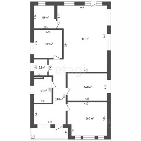 Продается 1-этажный дом, 136,2 м²