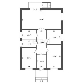 Продается 1-этажный дом, 105 м²