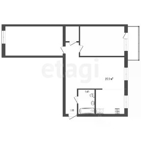 Продается 3-комн. квартира, 59,3 м²