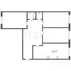 Продается 3-комн. квартира, 67,2 м²