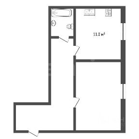 Продается 1-комн. квартира, 43,9 м²