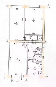 Продается 3-комн. квартира, 61,7 м²
