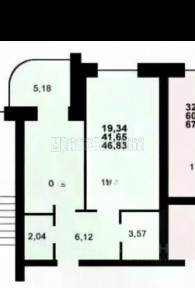 Продается 1-комн. квартира, 46,8 м²