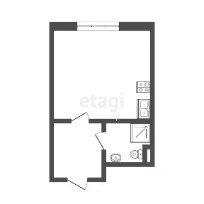 Продается 1-комн. квартира, 41 м²