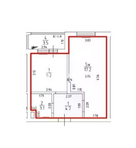 Продается 1-комн. квартира, 34,2 м²
