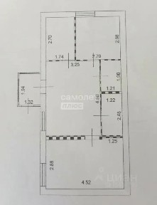 Продается 1-этажный дом, 50 м²