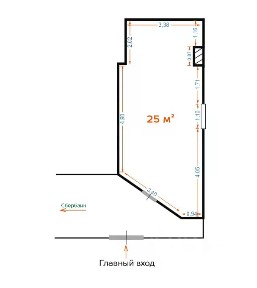Сдается помещение свободного назначения, 25 м²