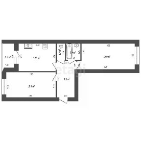 Продается 1-этажный дом, 69,3 м²