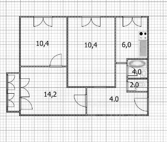 Продается 3-комн. квартира, 51 м²