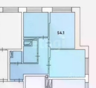 Продается 2-комн. квартира, 54 м²