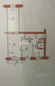 Продается 3-комн. квартира, 58,3 м²