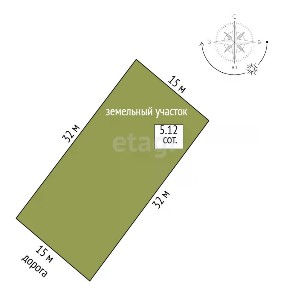 Продается 1-этажный дом, 12 м²
