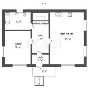 Продается 2-этажный дом, 89 м²