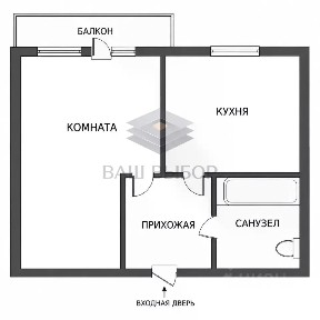 Продается 1-комн. квартира, 31,3 м²