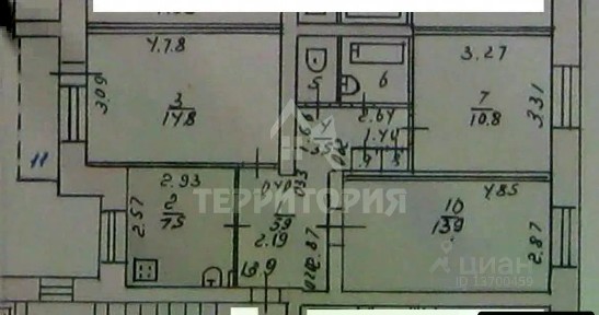 Продается 3-комн. квартира, 64 м²