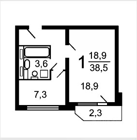 Сдается 1-комн. квартира, 40 м²