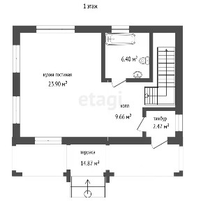 Продается 2-этажный дом, 94,87 м²