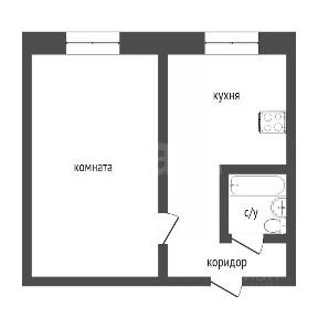 Продается 1-комн. квартира, 32,3 м²