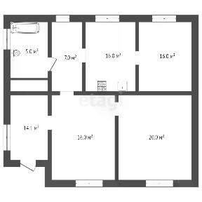 Продается 1-этажный дом, 94,1 м²