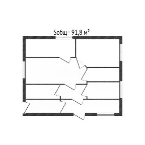 Продается 1-этажный дом, 91,8 м²