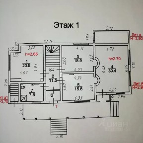 Сдается 3-этажный коттедж, 198 м²