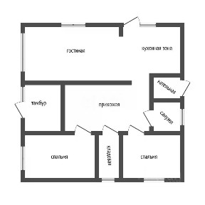 Продается 1-этажный дом, 100 м²