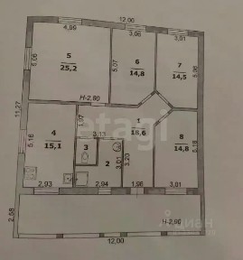 Продается 1-этажный дом, 111,3 м²