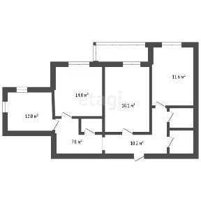 Продается 3-комн. квартира, 80,7 м²