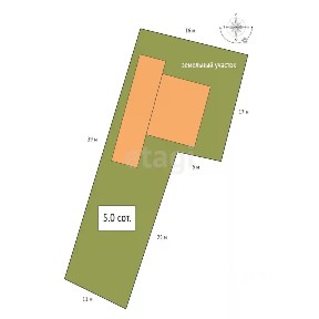 Продается 1-этажный дом, 53,8 м²