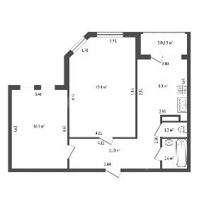 Продается 2-комн. квартира, 63 м²