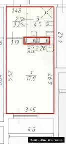 Продается студия, 25 м²