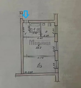 Продается 2-комн. квартира, 46,8 м²